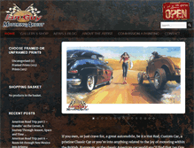 Tablet Screenshot of motoringartist.com